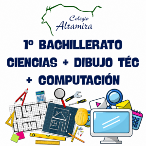 1BACH: LOTE COMPLETO Opción Ciencias y tecnología + Dibujo Técnico + Ciencias de la computación