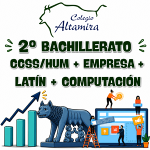 2BACH: LOTE COMPLETO Opción CCSS/Humanidades + Empresa + Latín + Ciencias de la Computación
