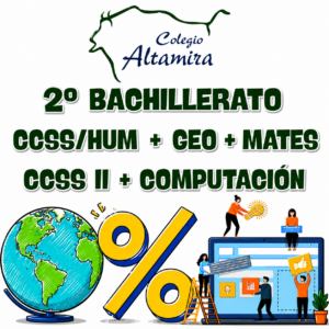 2BACH: LOTE COMPLETO Opción CCSS/Humanidades + Geografía + Latín + Ciencias de la Computación