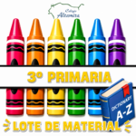 LOTE MATERIAL 3º PRIMARIA SIN DICCIONARIO